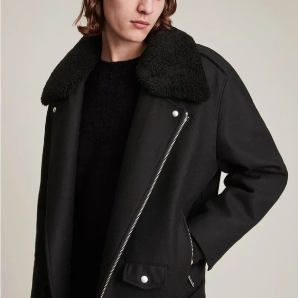 Allsaints Biker Jacket Black - Picture 1 of 11